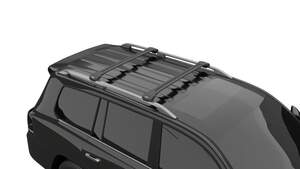 Багажные поперечины CONDOR  для Mitsubishi Outlander II внедорожник 2007-2012 г.в., на рейлинги, макс. нагрузка 120кг