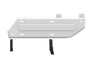 Защита топливного бака Rival для Toyota Land Cruiser Prado J250 V поколение АКПП 4WD 2024-н.в., алюминий 3 мм, с крепежом, штампованная