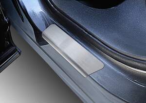 Накладки на пороги Rival для Changan UNI-S 2024-н.в., рынок РФ, нерж. сталь, с надписью, 4 шт.