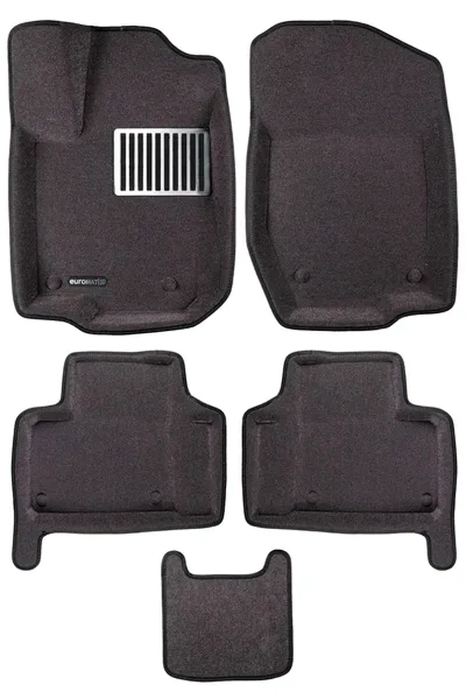 Коврики в салон текстильные Euromat 3D Lux MERCEDES W164 (ML,GL-Class) (2006-2012) серые Коврики в салон текстильные Euromat 3D Lux MERCEDES W164 (ML,GL-Class) (2006-2012) серые