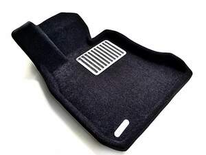 Коврики в салон текстильные Euromat 3D lux BMW 7 (F02) (2009-2014), черные (5 шт.)