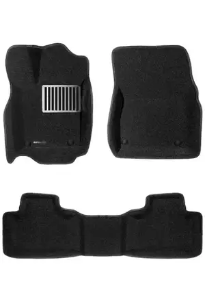 Коврики в салон текстильные Euromat 3D lux Jeep Grand Cherokee (2010-2017), черные (5 шт.)