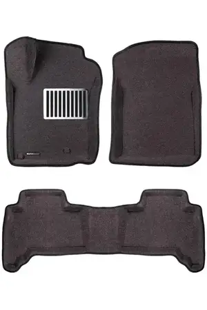 Коврики в салон текстильные Euromat 3D lux TOYOTA Land Cruiser Prado 150 (2010-2013), серые (5 шт.)