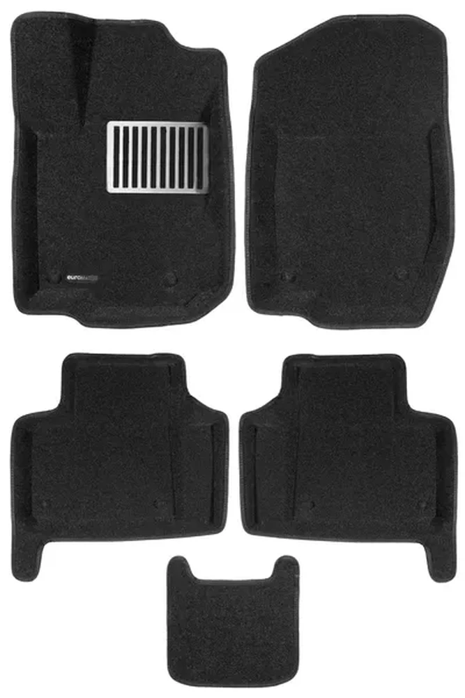 Коврики в салон текстильные Euromat 3D lux MERCEDES GL-class W164 (2006-2012), черные (5 шт.) Коврики в салон текстильные Euromat 3D lux MERCEDES GL-class W164 (2006-2012), черные (5 шт.)