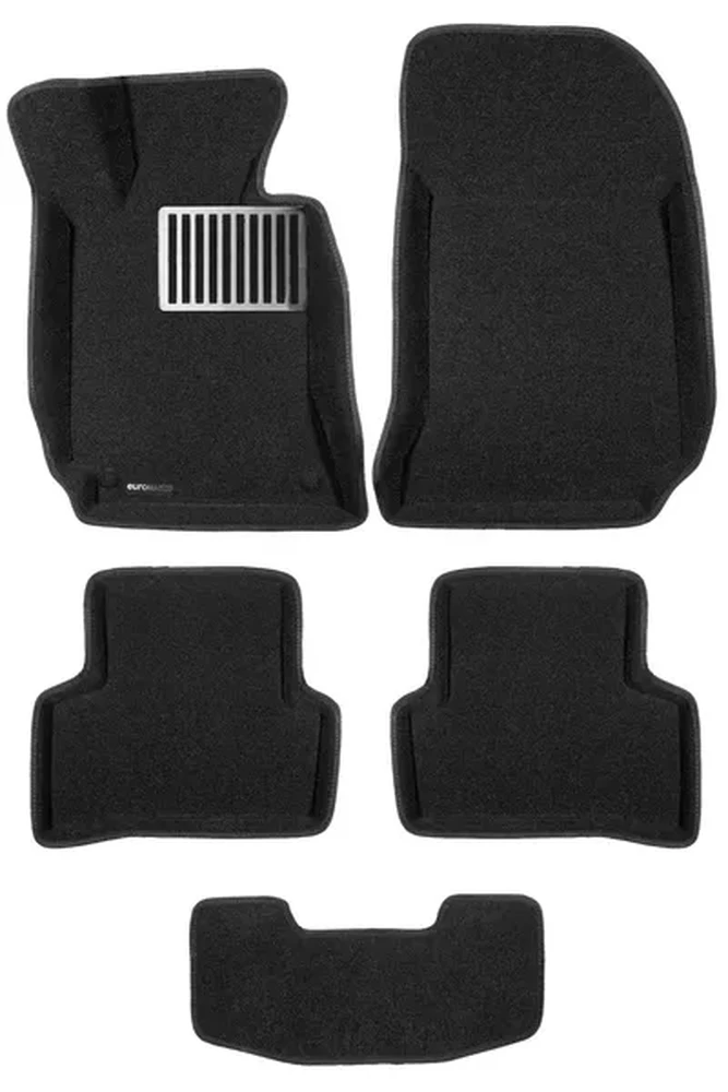 Коврики в салон текстильные Euromat 3D lux MERCEDES С-class W204 (2008-2014), черные (5 шт.) Коврики в салон текстильные Euromat 3D lux MERCEDES С-class W204 (2008-2014), черные (5 шт.)