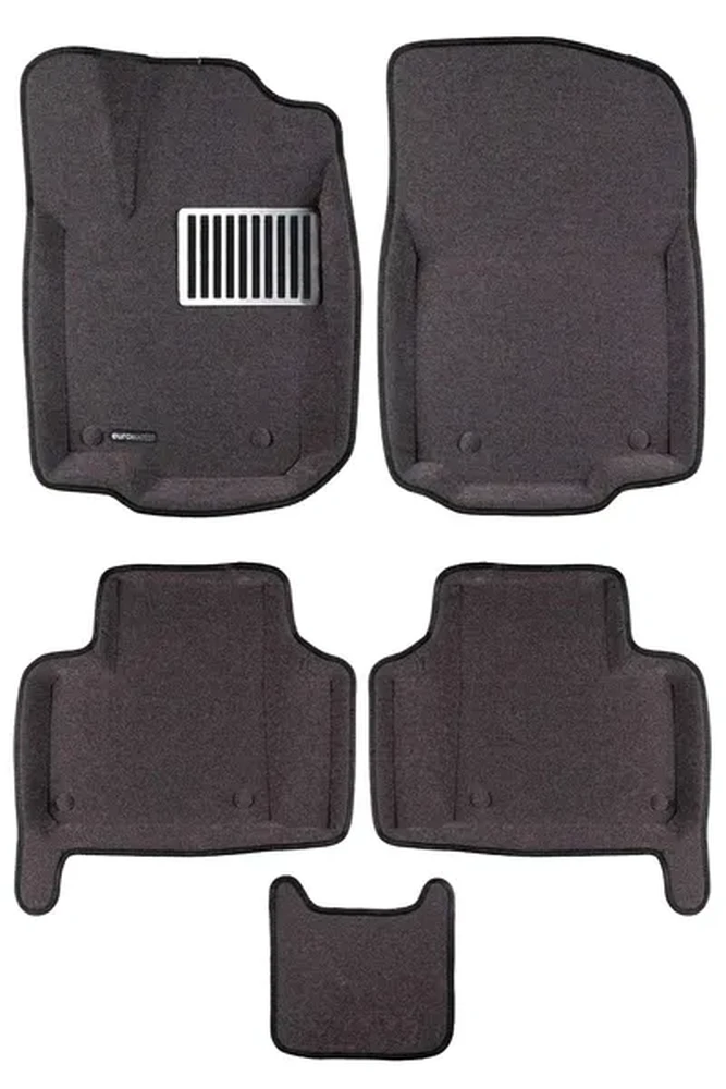 Коврики в салон текстильные Euromat 3D lux MERCEDES GLE-class W166 (2015-2017), серые (5 шт.) Коврики в салон текстильные Euromat 3D lux MERCEDES GLE-class W166 (2015-2017), серые (5 шт.)