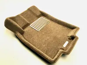 Коврики в салон текстильные Euromat 3D lux NISSAN X-Trail Т32 (2015-2018), бежевые (5 шт.)