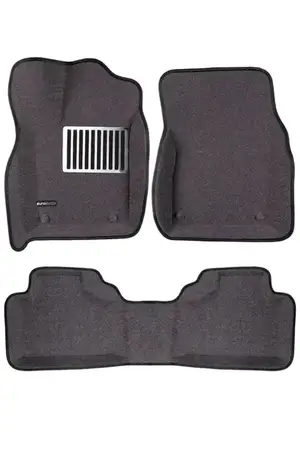 Коврики в салон текстильные Euromat 3D Lux JEEP Grand Cherokee (2010-) серые