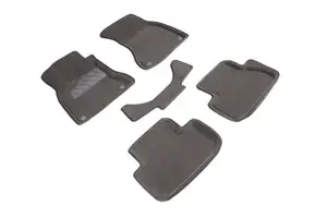 Коврики в салон текстильные SeiNtex 3D Audi A4 (B8) 2007- 2015 серые Коврики в салон текстильные SeiNtex 3D Audi A4 (B8) 2007- 2015 серые