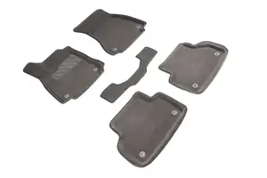 Коврики в салон текстильные SeiNtex 3D Audi A4 (B9) 2015- серые Коврики в салон текстильные SeiNtex 3D Audi A4 (B9) 2015- серые