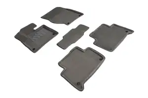 Коврики в салон текстильные SeiNtex 3D Audi Q7 2005-2015 серые