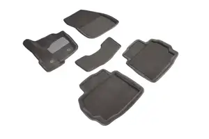 Коврики в салон текстильные SeiNtex 3D Ford Mondeo V 2015-19 серые (код7 №86844)