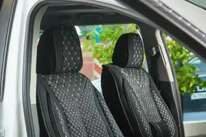 Каркасные накидки для сидений автомобиля из велюра Comfort Premier черные