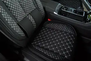 Каркасные накидки для сидений автомобиля из велюра Comfort Premier черные