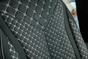 Каркасные накидки для сидений автомобиля из велюра Comfort Premier черные