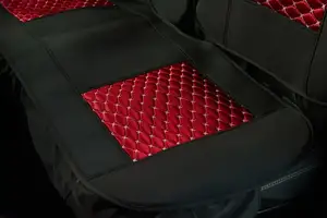 Каркасные накидки для сидений автомобиля из велюра Comfort Premier Красно-черный