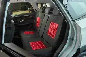 Каркасные накидки для сидений автомобиля из велюра Comfort Premier Красно-черный