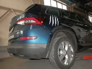 Быстросъёмный вертикальный фаркоп Galia S120V для Skoda Kodiaq