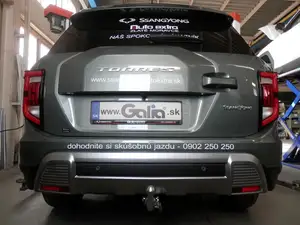 Быстросъёмный вертикальный фаркоп Galia S145V для KGM Torres и SsangYong Torres