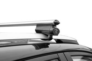 Багажник LUX Бэлт на рейлинги с дугами 1,2м аэродинамич.(53мм) Volvo XC70 III универсал 2007-...