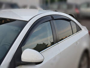 Дефлекторы окон накладные CHEVROLET AVEO I (2003-2011) 5дв. хэтчбек «CT КОБРА Тюнинг»