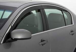 Дефлекторы окон накладные INFINITI Q50 (2013-; Кузов V37) «КОБРА Тюнинг» хром молдинг Дефлекторы окон накладные INFINITI Q50 (2013-; Кузов V37) «КОБРА Тюнинг» хром молдинг