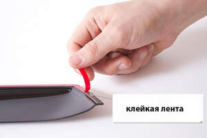 Дефлекторы окон накладные NISSAN TEANA III (2013-) «КОБРА Тюнинг» хром молдинг