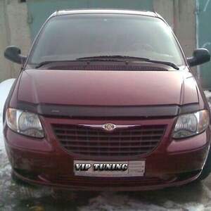 Дефлектор для капота (отбойник) CHRYSLER VOYAGER IV  DODGE CARAVAN IV (2001-2008) "VSTAR"