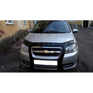 Дефлектор для капота (отбойник) CHEVROLET AVEO I  (2006-2011) седан «VIP-TUNING»