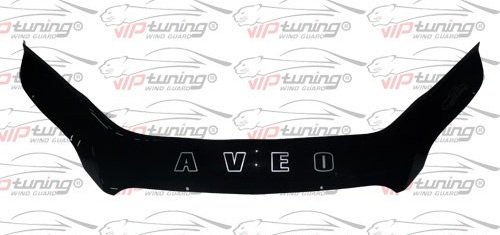 Дефлектор для капота (отбойник) CHEVROLET AVEO I (2008-2011) хэтчбек «VIP-TUNING» Дефлектор для капота (отбойник) CHEVROLET AVEO I (2008-2011) хэтчбек «VIP-TUNING»