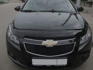 Дефлектор для капота (отбойник) CHEVROLET CRUZE (2009-) "VIP-TUNING"
