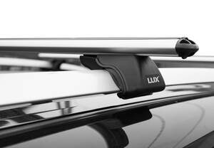 Багажник на рейлинги «LUX» КЛАССИК с дугами 1,2м аэро-классик (53мм) BMW 5er Touring (E61) универсал 2003-2010