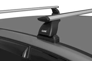 Багажник «LUX» с дугами 1,1м аэро-трэвэл (82мм) BMW 1 E81 Hb 3d, E82 Coupe, E87 Hb 5d со штатными местами