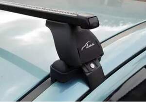 Багажник «LUX» с дугами 1,3м прямоуг. в пластике для а/м Ford Mondeo IV Sd/Hb 2007-2014 Креп.за дв.проемы