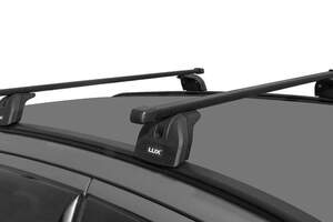 Багажник «LUX» с дугами 1,2м прямоуг. в пластике Hyundai IX35 2010-2015 г.в. с интегр. рейл.