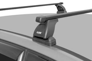 Багажник «LUX» с дугами 1,1м прямоуг. Opel Corsa D Hb 3d/5d 2006-... со штатными местами