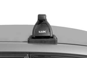 Багажник «LUX» с дугами 1,1м прямоуг. Opel Corsa D Hb 3d/5d 2006-... со штатными местами