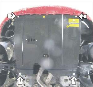 Защита MOTODOR двигателя, КПП Alfa Romeo 147  2001-2004 Хэтчбек