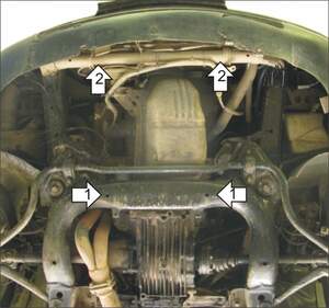 Защита MOTODOR двигателя Audi A6  1994-1997 Седан, универсал