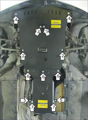 Защита MOTODOR двигателя, КПП, пневмогидроусилителя, рулевых тяг BMW 3 (e90) 2008-2011 Седан Защита MOTODOR двигателя, КПП, пневмогидроусилителя, рулевых тяг BMW 3 (e90) 2008-2011 Седан