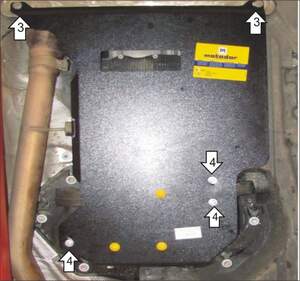 Защита MOTODOR КПП, разд.коробки BMW X6 (e71, E72) 2008-2010 Внедорожник Защита MOTODOR КПП, разд.коробки BMW X6 (e71, E72) 2008-2010 Внедорожник