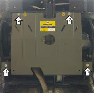 Защита MOTODOR двигателя, КПП Chery Kimo 2007- Хэтчбек