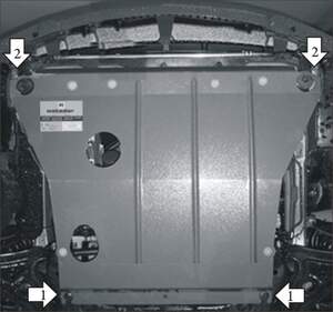 Защита MOTODOR двигателя, КПП Chevrolet Aveo  2008-2011 Хэтчбек, Седан