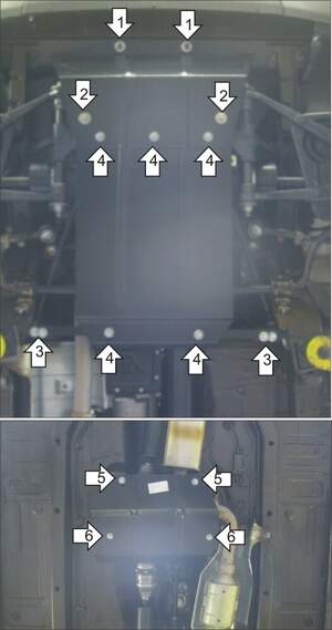 Усиленная защита картера двигателя, КПП, раздаточной коробки (2 мм, сталь) для Chevrolet Niva 2002-2009, 2009-2020, Lada Niva Travel 2021-