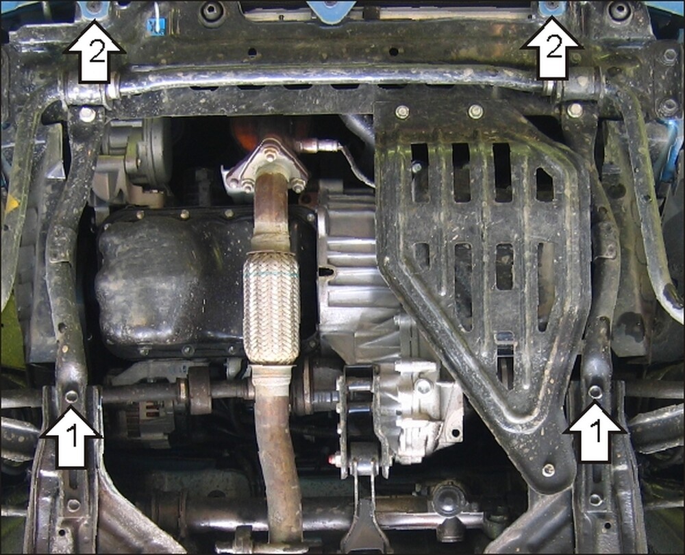 Защита MOTODOR двигателя, КПП Chevrolet Spark 2004-2010 Хэтчбек Защита MOTODOR двигателя, КПП Chevrolet Spark 2004-2010 Хэтчбек