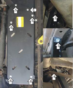 Усиленная защита топливного бака (3 мм, сталь) для Chevrolet TrailBlazer 2012-2015