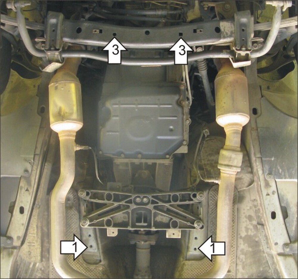 Защита MOTODOR КПП Chrysler 300 C 2004-2007 Седан, универсал Защита MOTODOR КПП Chrysler 300 C 2004-2007 Седан, универсал
