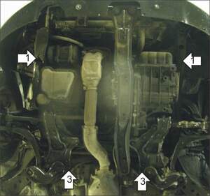Защита MOTODOR двигателя, КПП Chrysler Sebring  2001-2007 купе