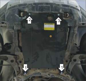 Защита MOTODOR двигателя, КПП Citroen C-Crosser 2007-2012 Внедорожник Защита MOTODOR двигателя, КПП Citroen C-Crosser 2007-2012 Внедорожник