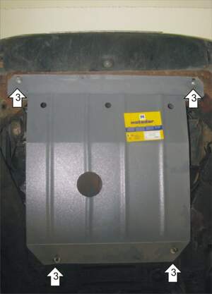 Защита MOTODOR двигателя Citroen XM  1989-2000 Хэтчбек, универсал